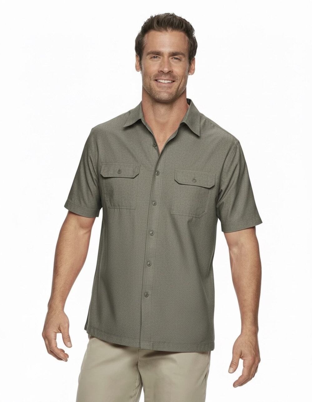 Croft & Barrow® Quick-Dry Classic-Fit Button-Down Shirt